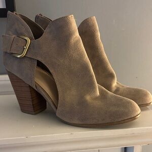 Fergalicious Brown Ankle Boots with Buckle